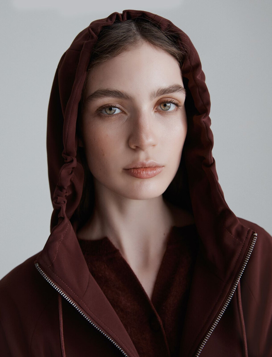 blouson déperlant - bordeaux