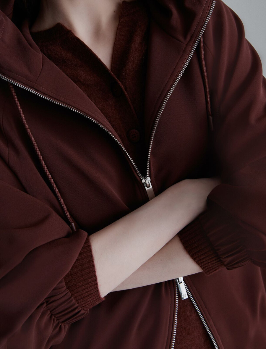 blouson déperlant - bordeaux